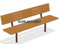 Диван уличный МАФ 1608 в Махачкале