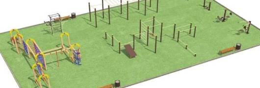 Проект спортивной площадки для любого возраста в Махачкале