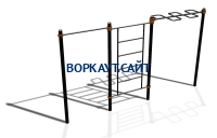 Спортивный комплекс воркаут ВС-129 в Махачкале