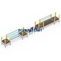 Детский спортивный комплекс Двойной мостик ДСК 3115 в Махачкале Детский спортивный комплекс Двойной мостик ДСК 3115 в Махачкале