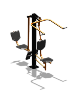 Уличный тренажер "Верхняя тяга Жим ногами" УТ322 в Махачкале