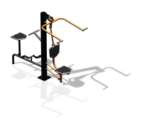 Уличный тренажер "Верхняя тяга Вело" УТ340 в Махачкале