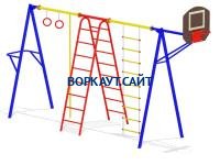 Гимнастический комплекс с баскетбольным щитом МАФ 3001 в Махачкале