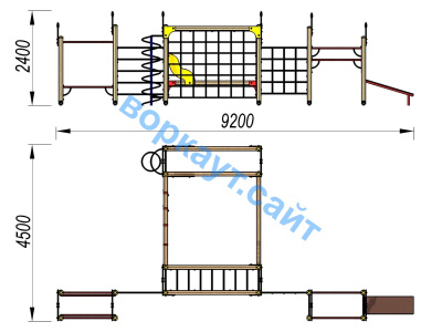 Детский спортивный комплекс ДСК 3102 в Махачкале