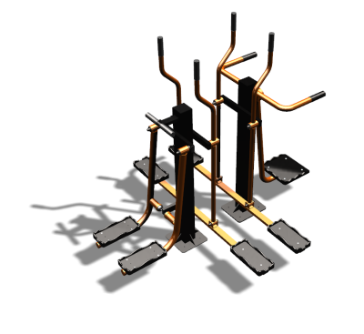 Уличный тренажер "Шпагат Маятник Лыжник двойной" УТ335 в Махачкале