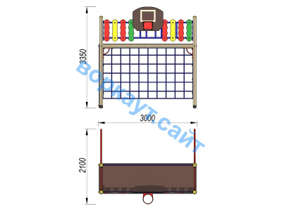 Детский спортивный комплекс ДСК 3101 в Махачкале