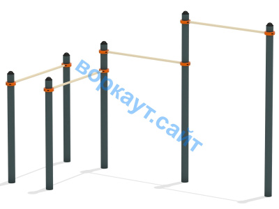 Турник двойной с брусьями ВС-17 в Махачкале