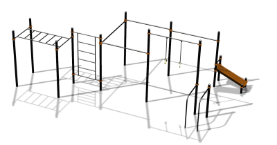 Спортивный комплекс воркаут ВС-153 в Махачкале
