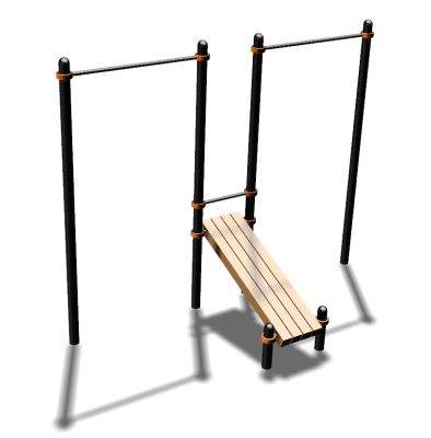 Воркаут турники со скамьей для пресса ВС-27 в Махачкале