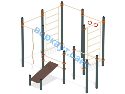 Спортивный комплекс воркаут ВС-47 в Махачкале