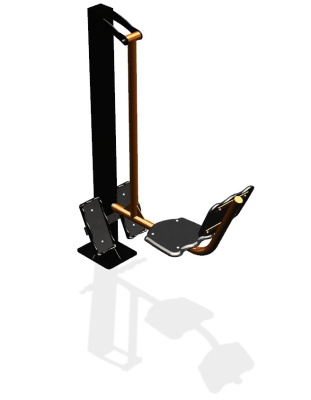 Уличный тренажер "Жим ногами одинарный" УТ 110 в Махачкале Уличный тренажер "Жим ногами одинарный" УТ 110 в Махачкале