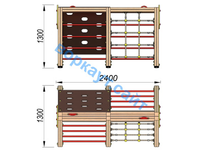Детский спортивный комплекс ДСК 3203 в Махачкале