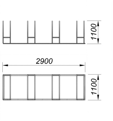 Велопарковка МАФ 6002 в Махачкале