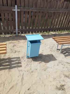 Урна с крышкой МАФ 1631 в Махачкале