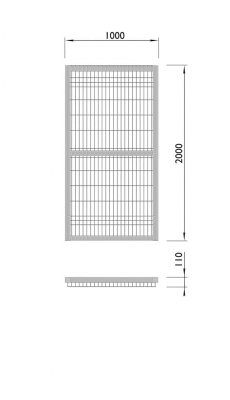 Калитка спортивной площадки МАФ 5105 в Махачкале