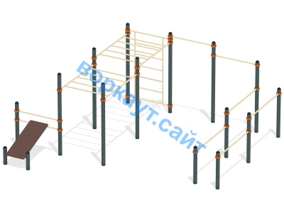 Спортивный комплекс воркаут ВС-50 в Махачкале