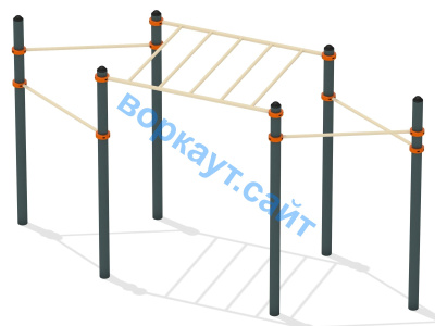 Турник разноуровневый с рукоходом ВС-26 в Махачкале