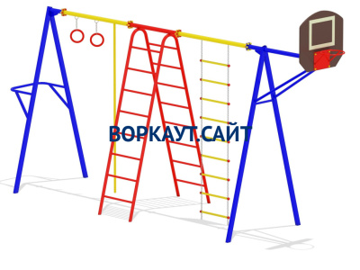 Гимнастический комплекс с баскетбольным щитом МАФ 3001 в Махачкале Гимнастический комплекс с баскетбольным щитом МАФ 3001 в Махачкале