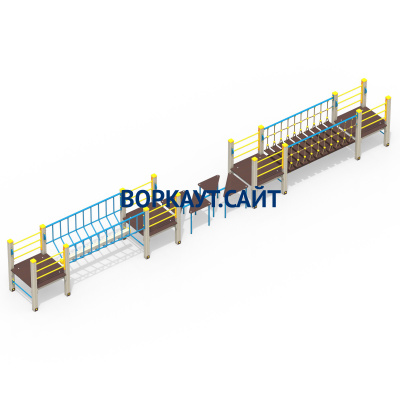 Детский спортивный комплекс Двойной мостик ДСК 3115 в Махачкале