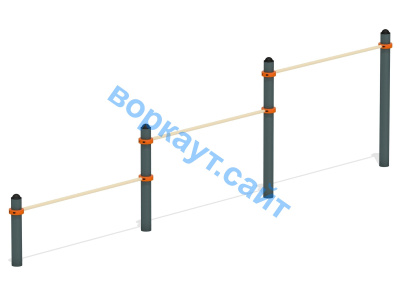 Каскад турников тройной ВС-6 в Махачкале