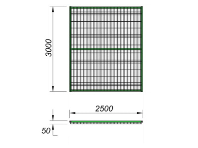 Ограждение спортивной площадки 2500х3000 МАФ 5103 в Махачкале