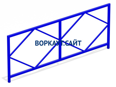 Ограждение площадки МАФ 5001 в Махачкале