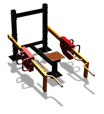 Силовой уличный тренажер  "Приседания/Шраги"  УТ413 в Махачкале