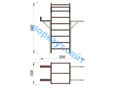 Детский спортивный комплекс 3 в 1 ДСК 3103 в Махачкале
