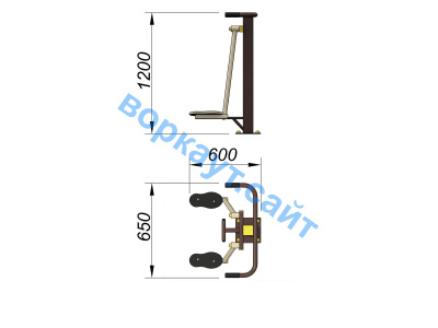Уличный тренажер Атлетический комплекс УТ 010 в Махачкале
