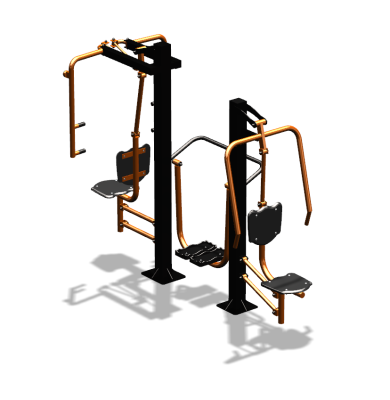 Уличный тренажер "Жим от себя Шагомер Баттерфляй" УТ303 в Махачкале