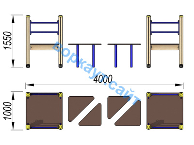 Детский спортивный комплекс Мостик ДСК 3114 в Махачкале