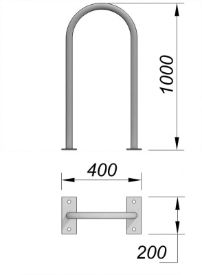 Велопарковка МАФ 6001 в Махачкале