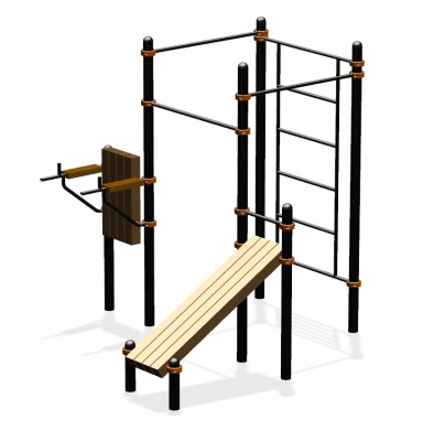 Спортивный комплекс воркаут ВС-64 в Махачкале