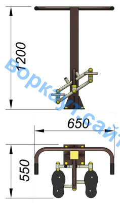 Уличный тренажер "Балансир" УТ 007 в Махачкале
