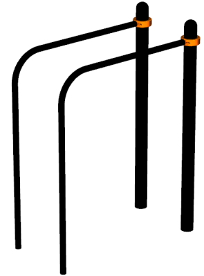 Воркаут брусья приставные ВС-39 в Махачкале