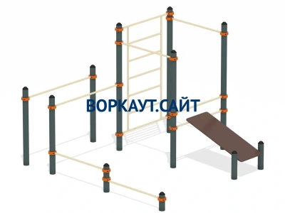 Спортивный комплекс воркаут ВС-43 в Махачкале