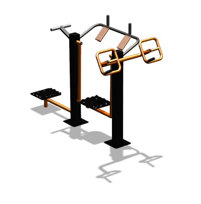 Уличный тренажер "Штурвал Пресс Супертвистер" УТ301 в Махачкале