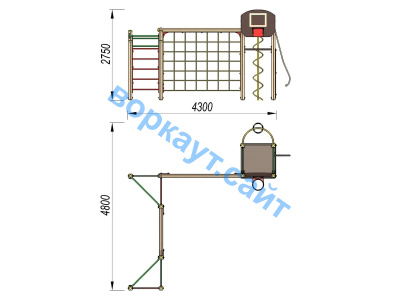 Детский спортивный комплекс ДСК 3112 в Махачкале