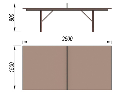 Теннисный стол МАФ 3517 в Махачкале
