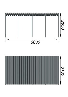 Теневой навес трибун МАФ 4130 в Махачкале