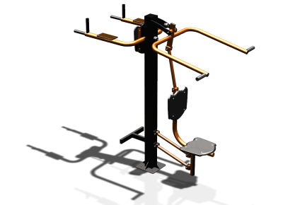 Уличный тренажер "Верхняя тяга Брусья Пресс" УТ339 в Махачкале