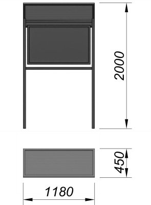 Информационный стенд МАФ 6006 в Махачкале