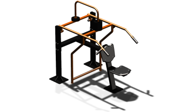 Силовой уличный тренажер  "Жим вверх сидя"  УТ403 в Махачкале