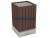 Урна деревянная квадратная с бетонным основанием МАФ 1633 в Махачкале